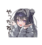 徹夜の追い込み学生♡（個別スタンプ：36）