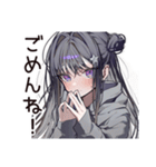 徹夜の追い込み学生♡（個別スタンプ：38）