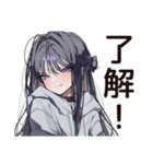 徹夜の追い込み学生♡（個別スタンプ：39）