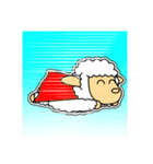 ツノなし羊「ぺっこ」 4 [文字無し]（個別スタンプ：8）