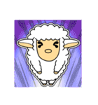 ツノなし羊「ぺっこ」 4 [文字無し]（個別スタンプ：9）