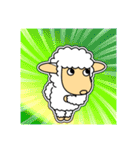 ツノなし羊「ぺっこ」 4 [文字無し]（個別スタンプ：10）