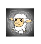ツノなし羊「ぺっこ」 4 [文字無し]（個別スタンプ：15）