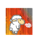 ツノなし羊「ぺっこ」 4 [文字無し]（個別スタンプ：25）