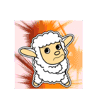 ツノなし羊「ぺっこ」 4 [文字無し]（個別スタンプ：32）