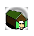 ツノなし羊「ぺっこ」 4 [文字無し]（個別スタンプ：34）