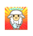 ツノなし羊「ぺっこ」 4 [文字無し]（個別スタンプ：38）
