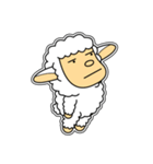 ツノなし羊「ぺっこ」 4 [文無アレンジ向]（個別スタンプ：3）