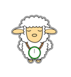 ツノなし羊「ぺっこ」 4 [文無アレンジ向]（個別スタンプ：7）