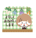 モノトーンmushちゃん・グルメ（個別スタンプ：10）
