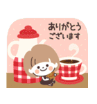 モノトーンmushちゃん・グルメ（個別スタンプ：15）