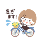 モノトーンmushちゃん・グルメ（個別スタンプ：32）