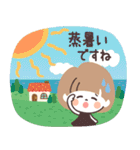 モノトーンmushちゃん・グルメ（個別スタンプ：34）