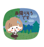 モノトーンmushちゃん・グルメ（個別スタンプ：36）