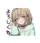ゆるパーカーちゃんの丁寧な返信（個別スタンプ：26）