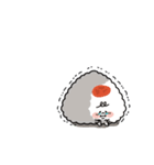 敬語：おむすびだよ、まるしまさん（個別スタンプ：18）