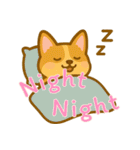 コーギーの生活 (えいご) Ver2（個別スタンプ：2）