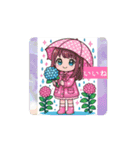 #紫陽花 *move a little（個別スタンプ：3）