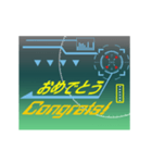 毎日使える・動くスコープ風スタンプです。（個別スタンプ：7）