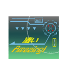 毎日使える・動くスコープ風スタンプです。（個別スタンプ：16）