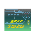毎日使える・動くスコープ風スタンプです。（個別スタンプ：18）