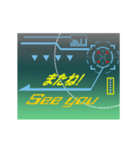 毎日使える・動くスコープ風スタンプです。（個別スタンプ：21）