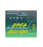 毎日使える・動くスコープ風スタンプです。（個別スタンプ：24）