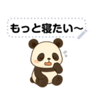 パンダごらい・文字フリー（個別スタンプ：6）