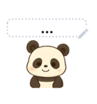 パンダごらい・文字フリー（個別スタンプ：11）