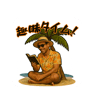 サニー・ヒデ【旅とBBQと陽気な日常】（個別スタンプ：34）