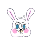 うさぎ、わりと自由。（個別スタンプ：5）