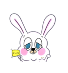 うさぎ、わりと自由。（個別スタンプ：6）