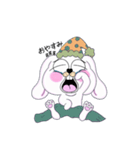 うさぎ、わりと自由。（個別スタンプ：10）