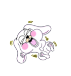 うさぎ、わりと自由。（個別スタンプ：11）