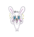 うさぎ、わりと自由。（個別スタンプ：12）