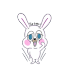 うさぎ、わりと自由。（個別スタンプ：13）