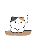 コミュ障な三毛猫(ちょいうざ)（個別スタンプ：25）
