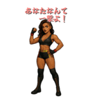 戦う女性（スタイリッシュ）（個別スタンプ：33）