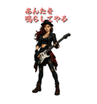 戦う女性（スタイリッシュ）（個別スタンプ：39）