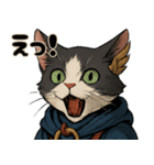 猫のぶんたの冒険2（個別スタンプ：5）