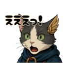 猫のぶんたの冒険2（個別スタンプ：13）