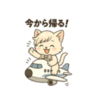 にゃいんずの白色担当・しろにゃん（個別スタンプ：9）