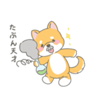 柴犬くんのとにかく褒めるスタンプ（個別スタンプ：3）