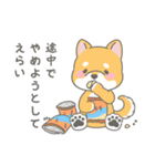 柴犬くんのとにかく褒めるスタンプ（個別スタンプ：6）