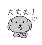 黒プードルのおでかけ旅（個別スタンプ：16）