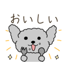 黒プードルのおでかけ旅（個別スタンプ：22）