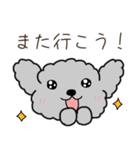 黒プードルのおでかけ旅（個別スタンプ：38）