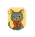 赤リボンをつけた黒猫（敬語）（個別スタンプ：31）