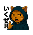MC TORATA ＆ DJ BUNTA(猫のとらたとぶんた)（個別スタンプ：3）