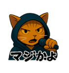 MC TORATA ＆ DJ BUNTA(猫のとらたとぶんた)（個別スタンプ：8）